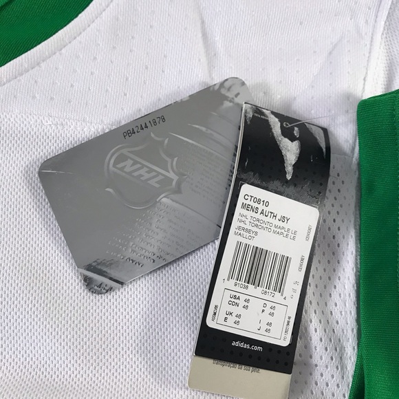Adidas St Pats Toronto Maple Leafs Hockey Jersey - Picture 7 of 8